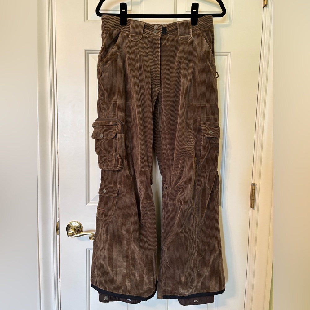 Brown Powder Room Snowboard/Ski Pants - Size XS